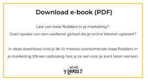 losse flodders in je marketing